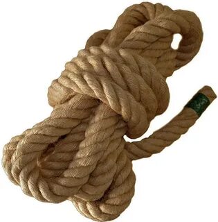 YUZENET Twisted Manila Rope Jute Rope (1.5 in x 10 ft) Natural Thick Hemp R...