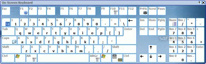 On screen keyboard pro