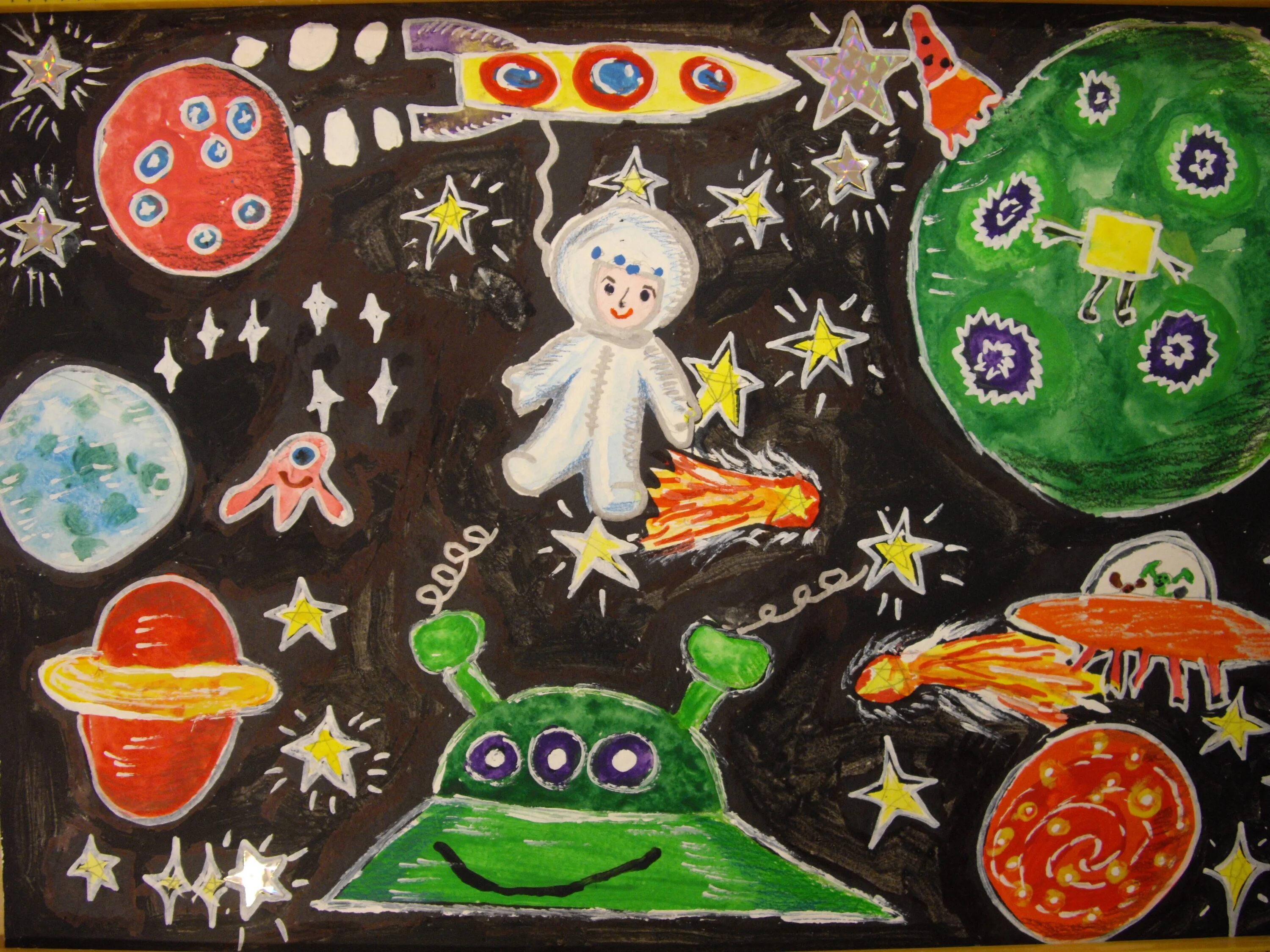 Название работ про космос. Рисунок на тему космос. Рисунок на космическую тему. Детский рисунок на тему космос. Рисунок на тему космос на конкурс.