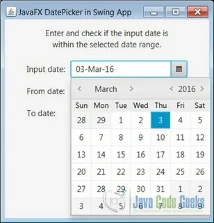 Input datepicker