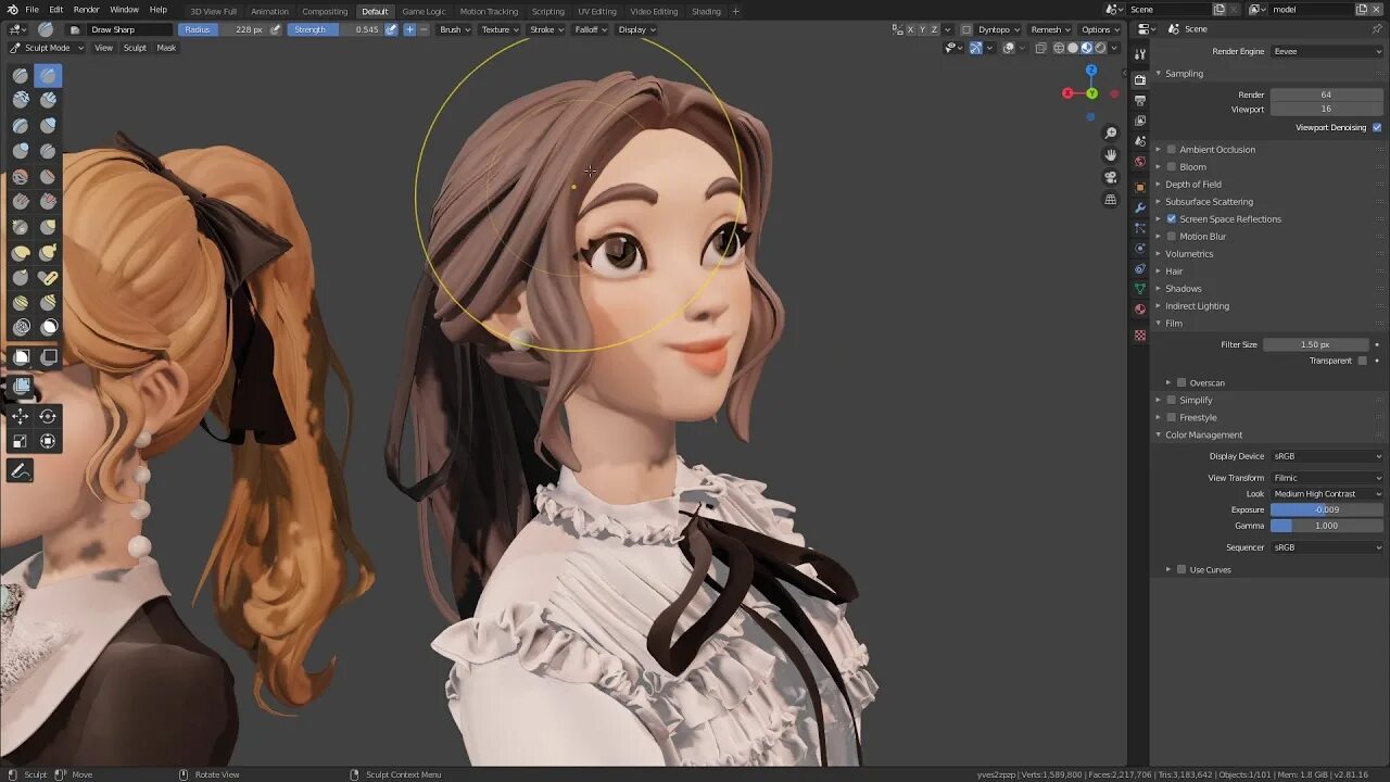Blender create character