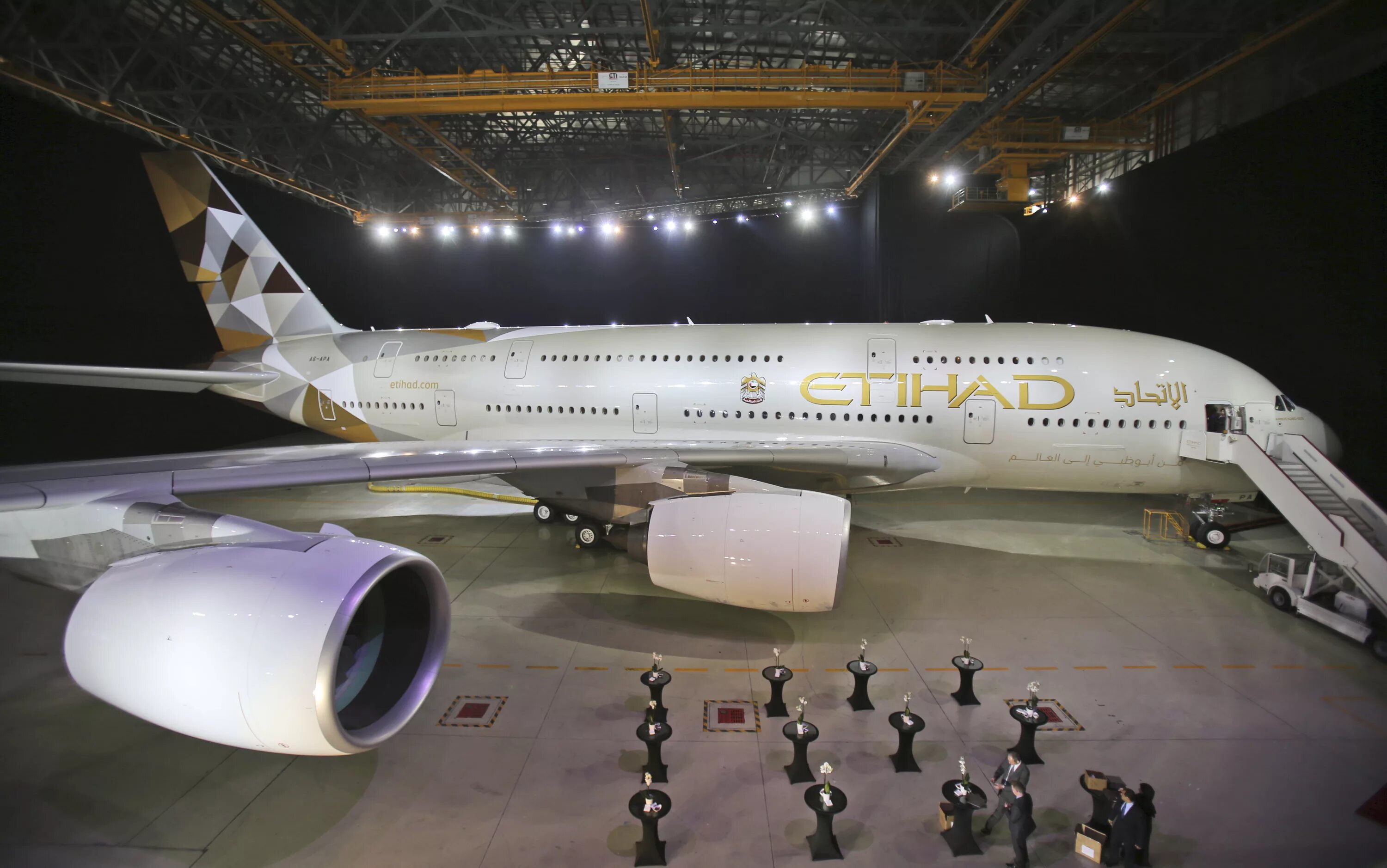 Download wallpapers Airbus A380-800, 4k, Emirates, passenger plane, Airbus A380,