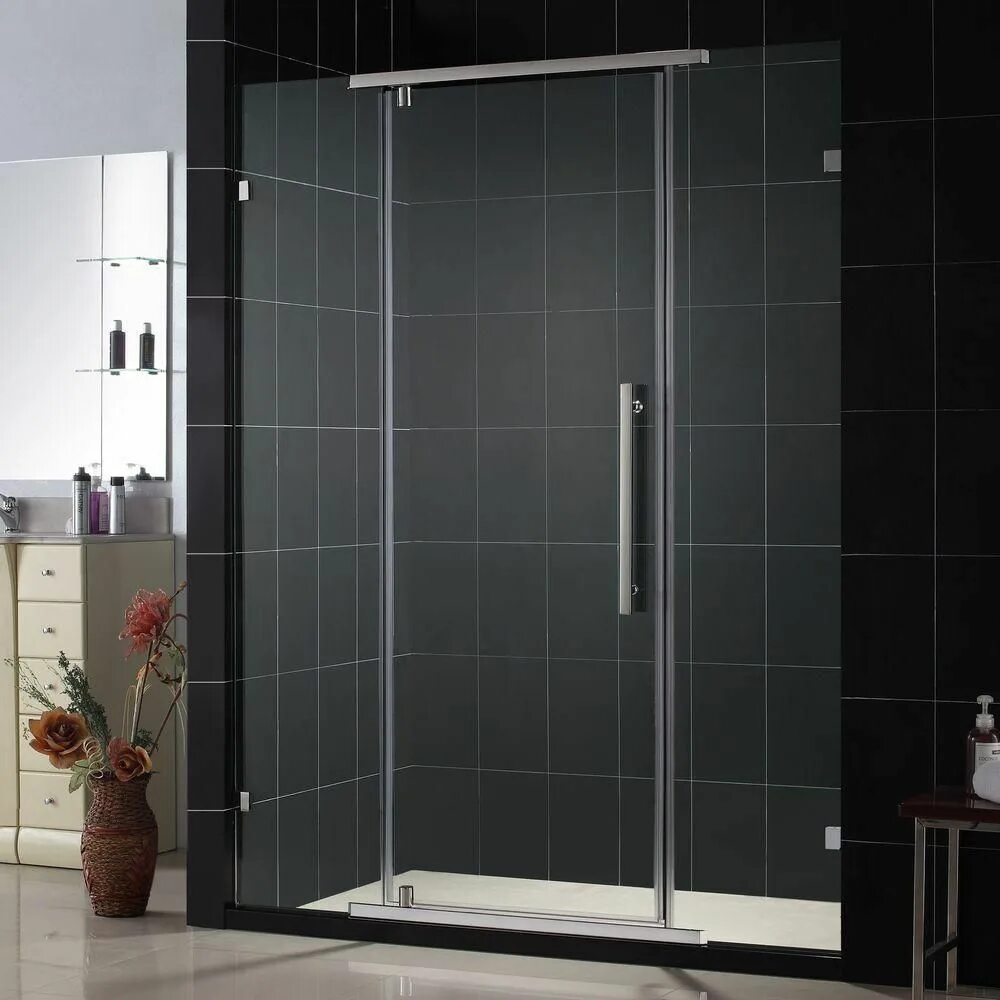 Душевые двери в ванной. Душевые кабины из стекла. glass shower.
