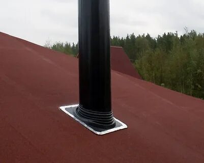 Труба на крыше чтоб не протекала