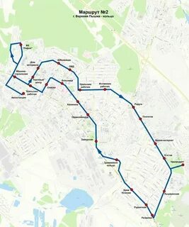 Автобусы верхняя пышма карта