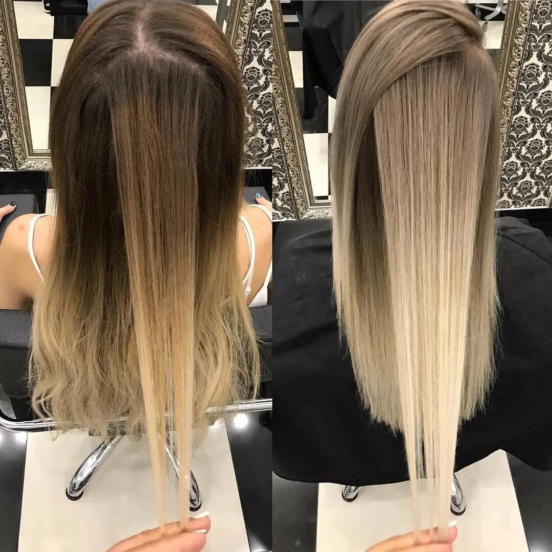 Растяжка цвета. Сложное окрашивание волос. Растягивание цвета на волосах. Окрашивание волос растяжк. Покраска волос растяжка цвета.