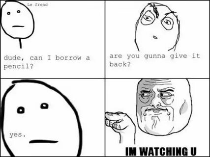 I gave him pencil