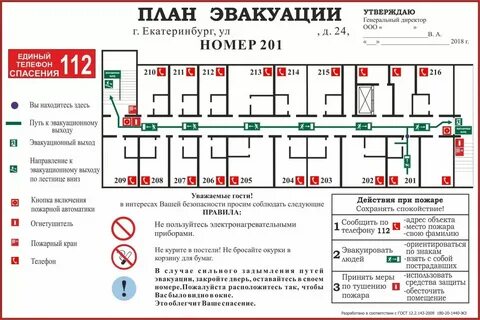 Норматив эвакуации при пожаре