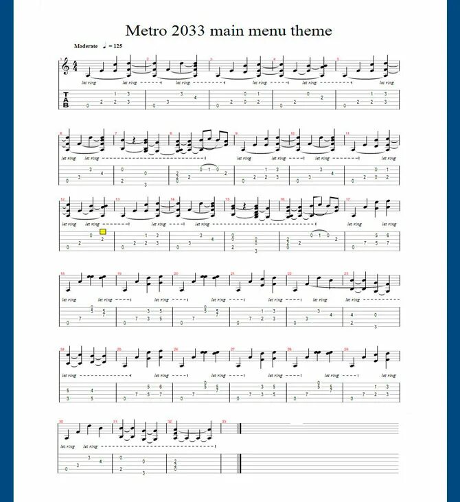Таб метро ласт. Ноты из метро 2033 гитара. Табулатура метро 2033 на гитаре. Табы метро 2033 на гитаре. Табы на гитару из метро 2033.