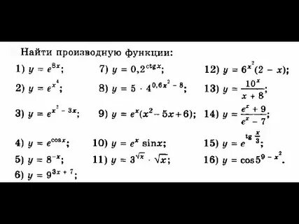 Урок алгебры 11 класс производная