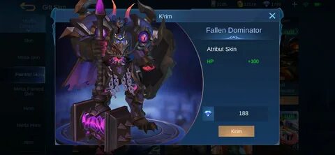 Fallen skin