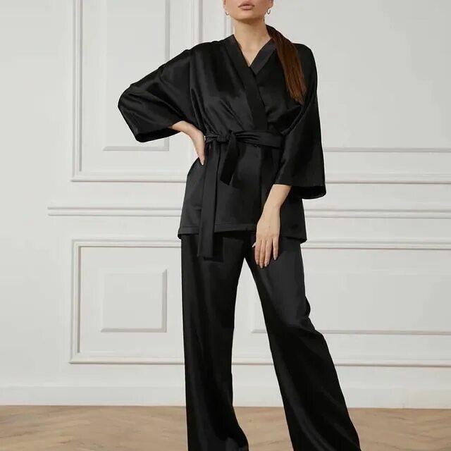 Intimissimi кимоно. Костюм кимоно женский брючный. Кимоно стайл. Костюм в стиле кимоно. Костюм в стиле кимоно женский.