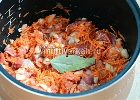 Рецепт мяса с морковью и луком