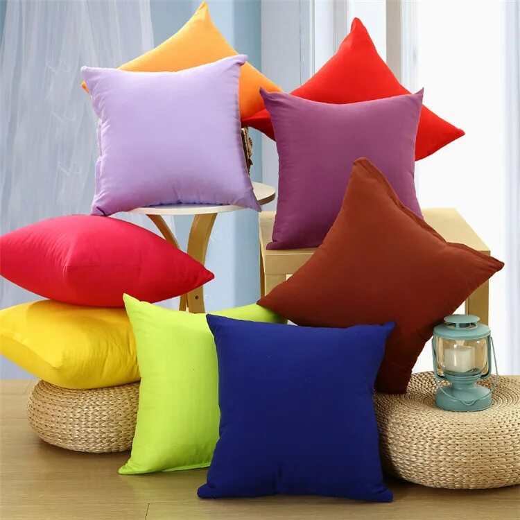 Мягкий с большим количеством. Декоративные подушки. Красивые подушки. Дизайнерские подушки. Подушки цветные декоративные.