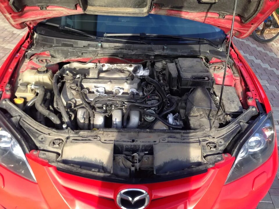 Чиним ушки бампера+ разборка морды. Часть 1 Mazda 3 MPS (1G), 2,3 л, 2008 года