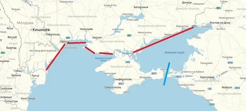 Одесса новороссийск расстояние