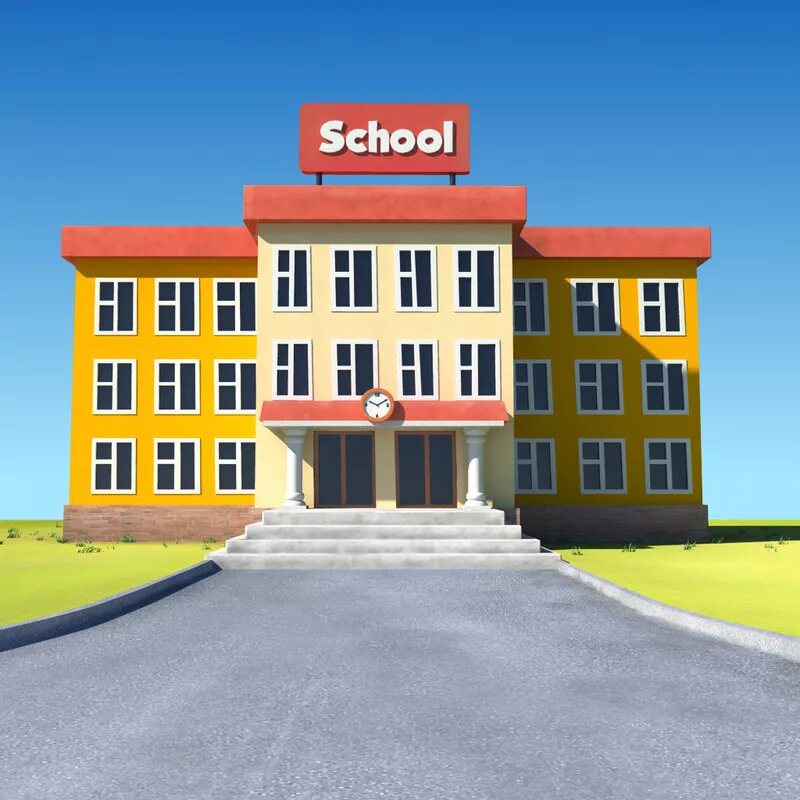 Download school. Здание школы. Школа в Дании. Школа из мультика. Изображение здания школы.