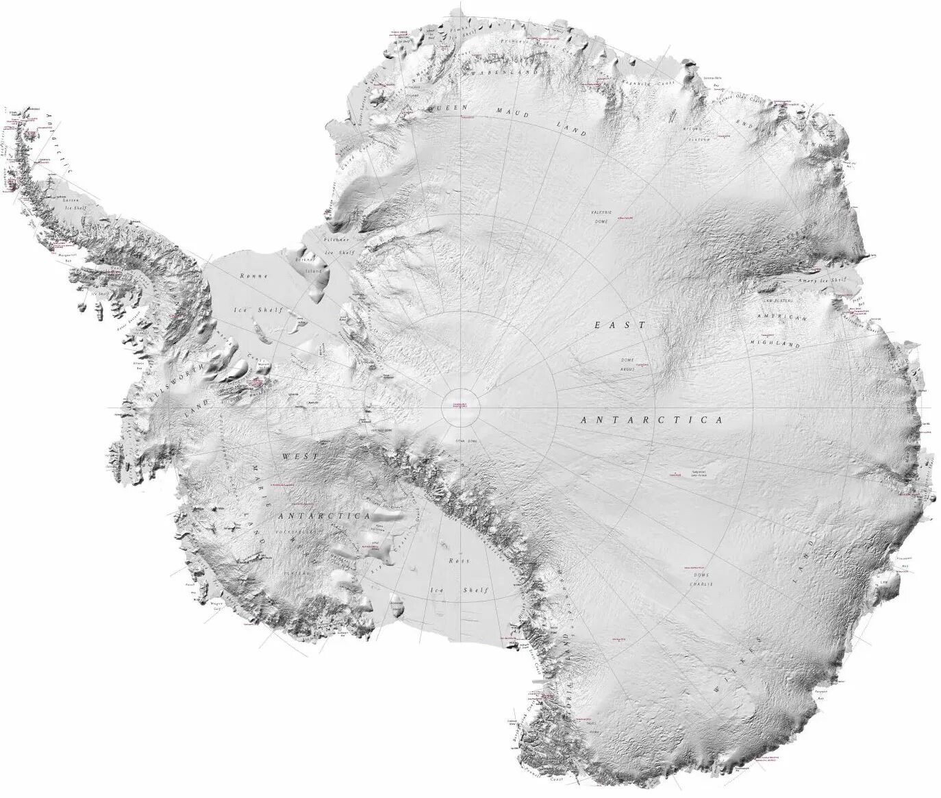 Массив Винсон на карте Антарктиды. Рельефная карта Антарктиды. Карта рельефа Антарктиды. Подледный рельеф Антарктиды карта. Древние платформы антарктиды