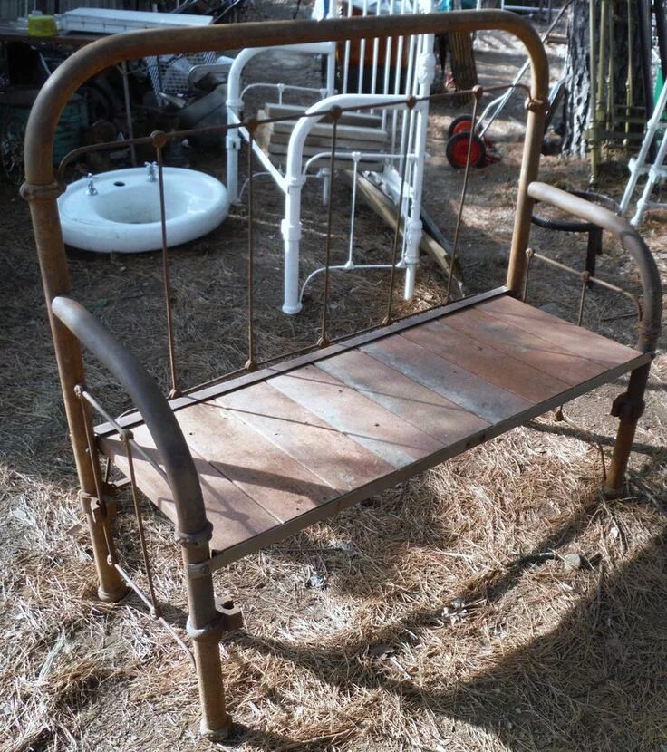 Что можно сделать из старых кроватей Bienvenidos a nuestro espacio...: Para descansar... Furniture makeover, Old bed