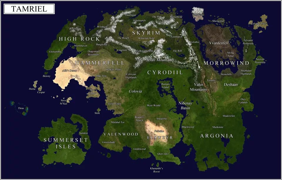 Тамриэль в скайриме. Карта тамриэля. the elder scrolls карта тамриэля. вся карта the elder scrolls. карта империи тамриэль.