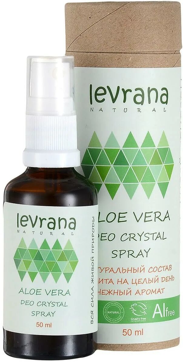 Levrana алоэ. Леврана дезодорант 50 мл. Aloe Vera Crystal Spray Levrana.