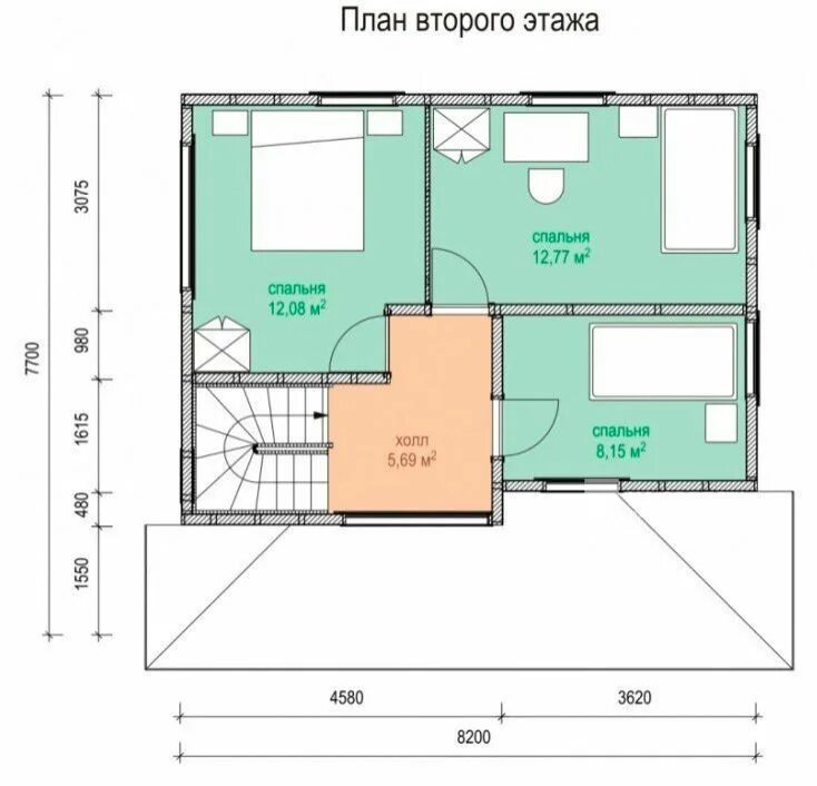 Проект дома 3 5 на 7. Планировки домов. Планировка второго этажа. Планировка 2 этажа на 3 комнаты. Проект двухэтажного дома.