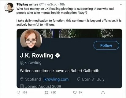 J.k rowling twitter threesome