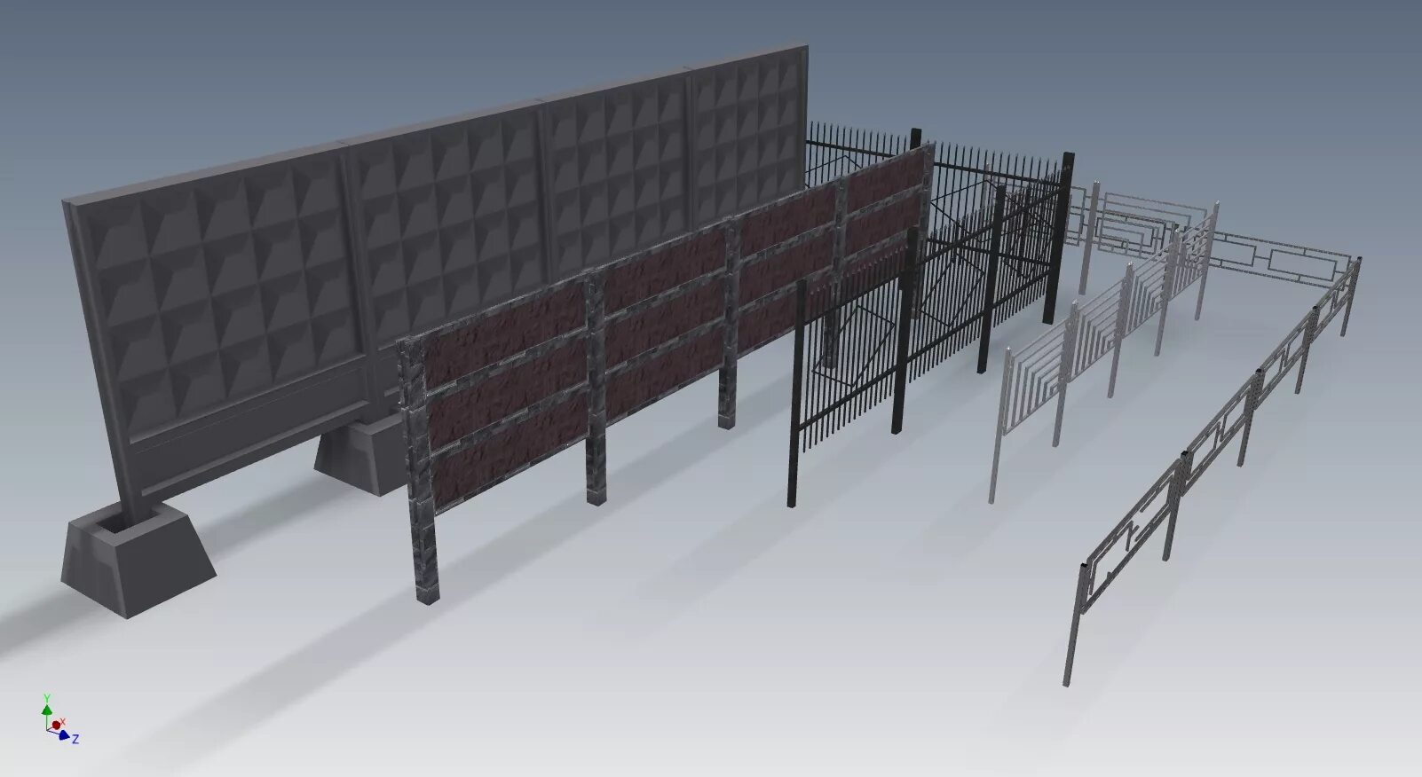 Ж б ограждения. Бетонный забор 3д модель архикад. Железобетонный забор 3d модель для Юнити. Бетонный забор жб плита 3d Max. Промышленный монолитный забор высотой 3м антиподкоп.
