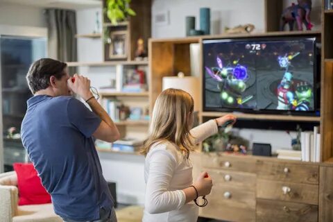 Игры можно поиграть на телевизоре