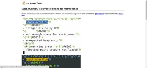 Overflow error