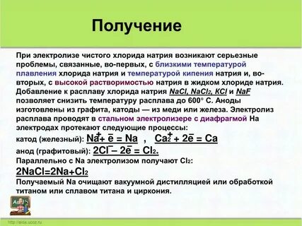 Как получить хлорид натрия