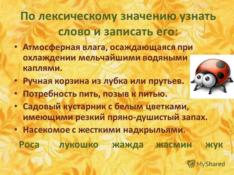 Пузырек лексическое значение