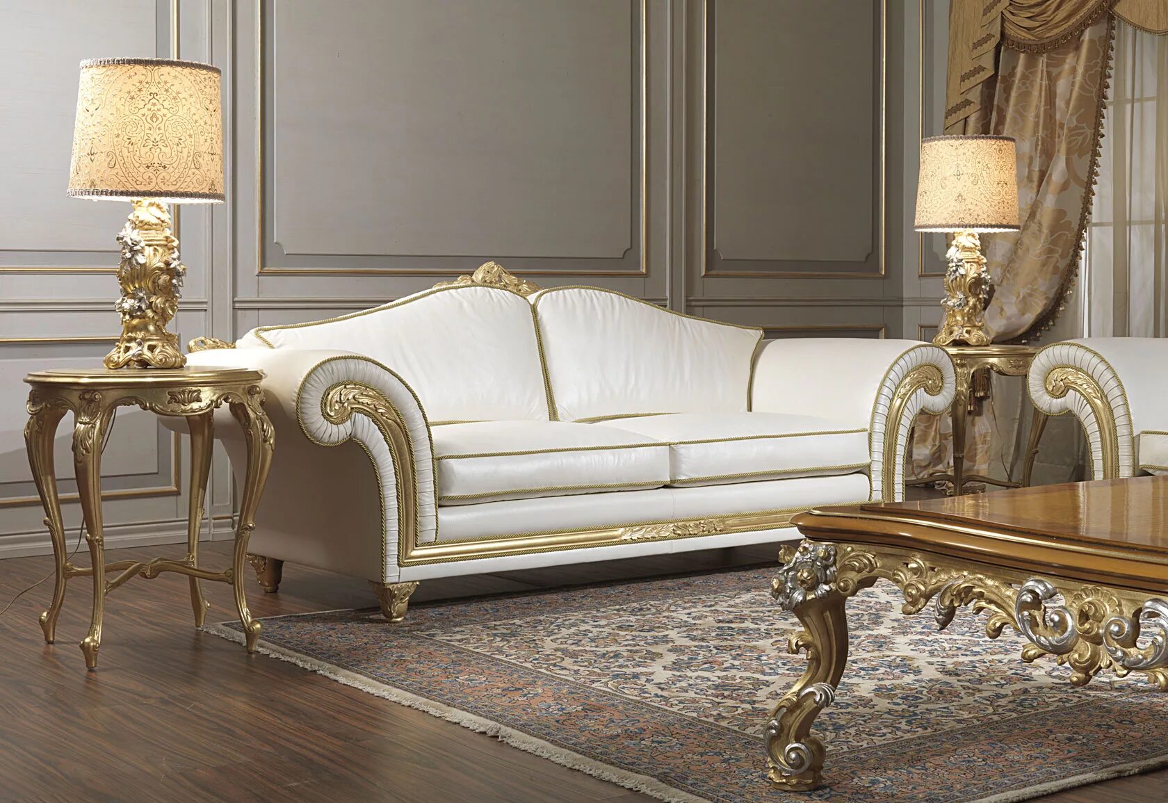 Диван SAT EXPORT VITTORIA ANGOLARE, производитель SAT EXPORT, коллекция CLASSICO