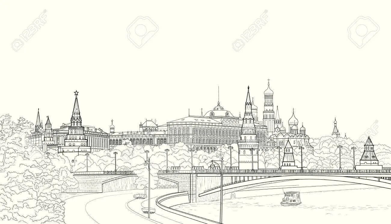Москва рисунок. Кремль карандашом. Москва эскиз. Кремль Графика.