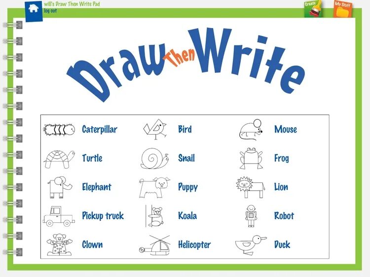 Draw yourself then write. Draw and write. then write. 3 draw and write. draw and make a holiday chart then write.