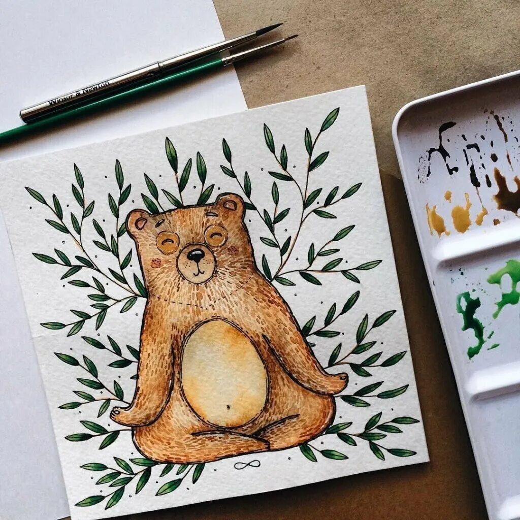 Нарисовать милые скетчбуки