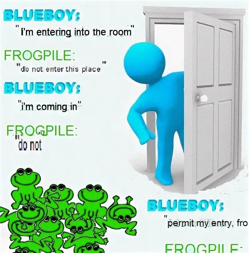 Enter the room