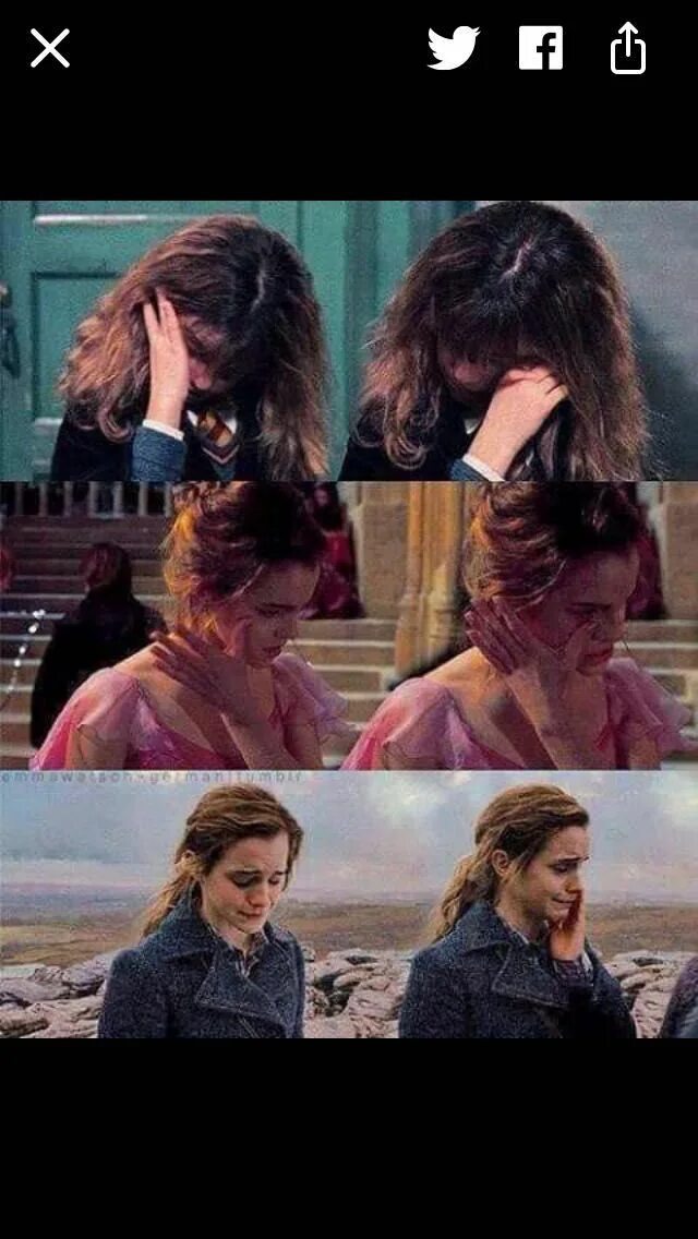 Why she crying. Гарри Поттер Гермиона Грейнджер плачет. Гермиона Грейнджер грустная. Плачущая Гермиона Грейнджер. Гермиона плачет из за Рона.