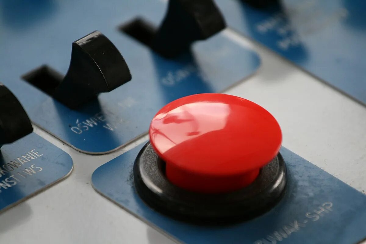 Right on the button