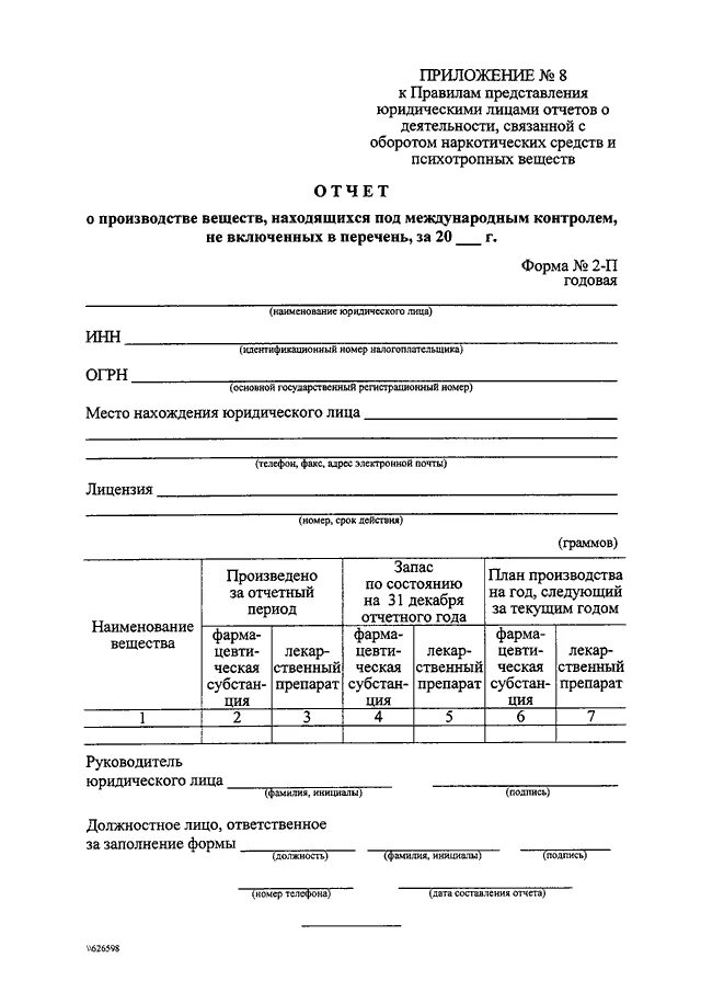 Постановление рф no 644. Форма отчета по наркотикам. Отчет об использовании наркотических средств. Образец отчёта по наркотически. Отчет по наркотическим и психотропным веществам.