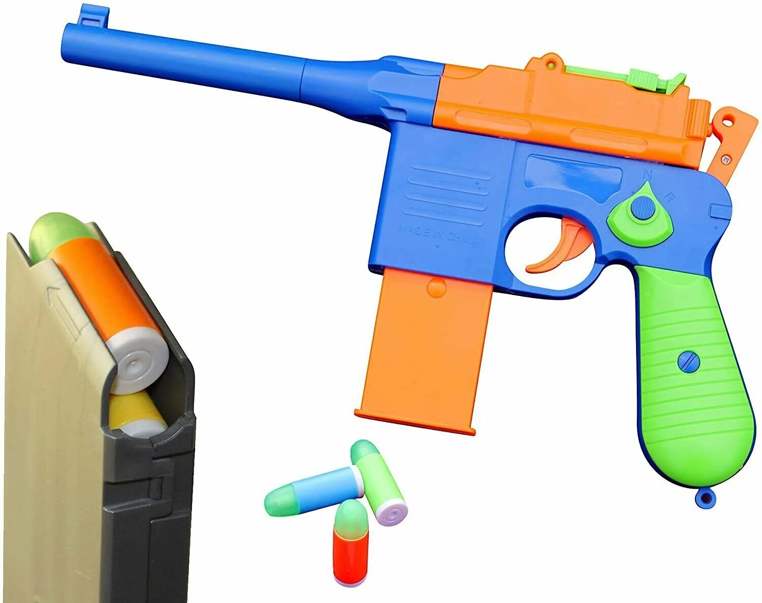 Пистолеты в реальной жизни. Револьвер • Toy Gun - Realist.... Нёрф Маузер. Игрушечный Маузер.