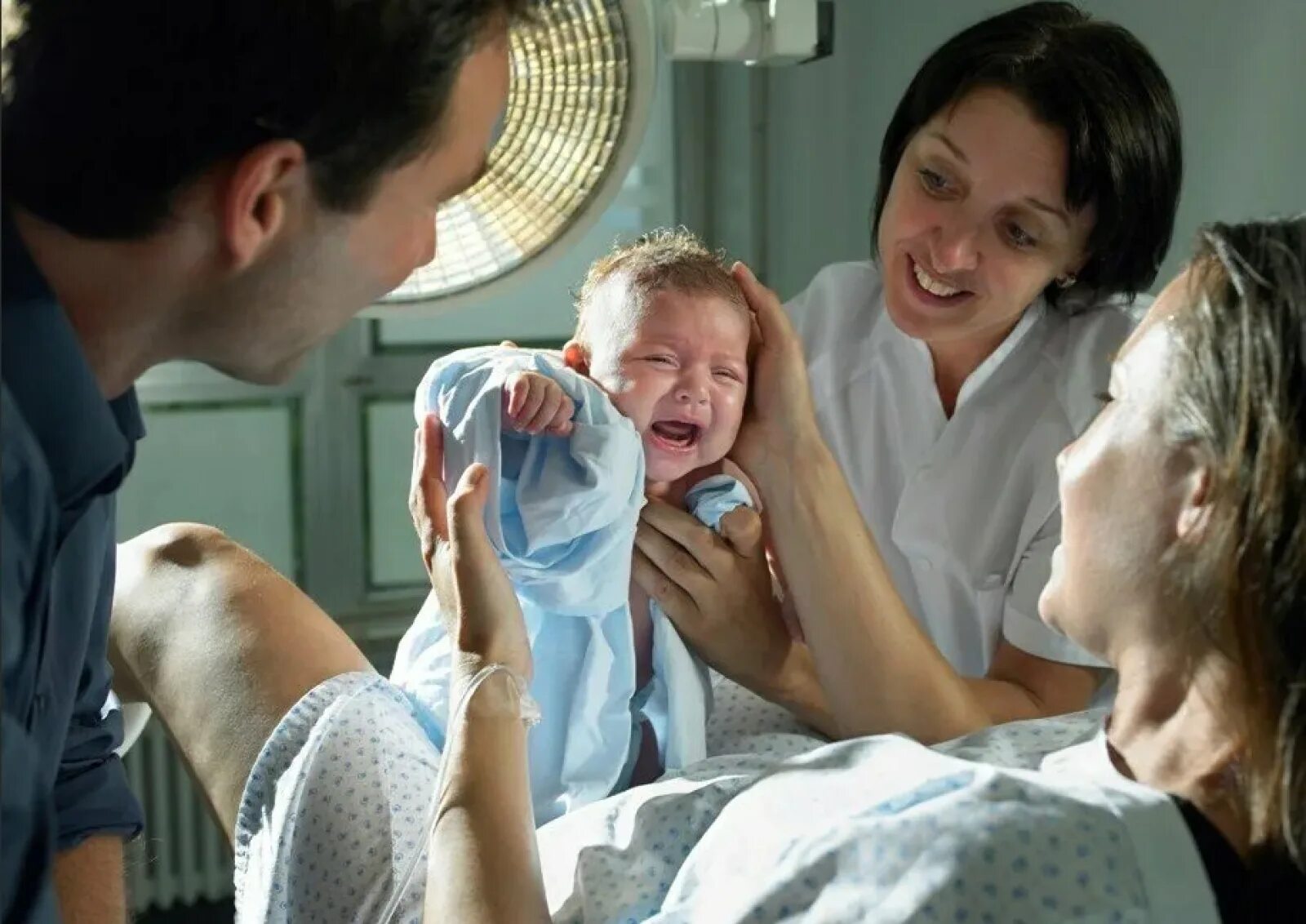 Естественное родоразрешение. Процесс рождения ребенка.