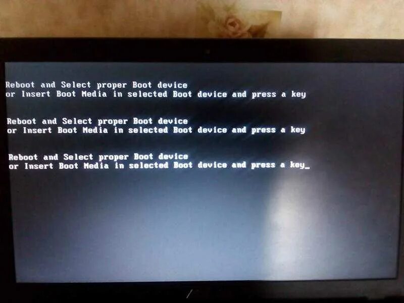 Надпись reboot and select proper boot device. Ошибка boot device. select proper boot device что делать. компьютер reboot and select proper boot device. no boot device на ноутбуке huawei.