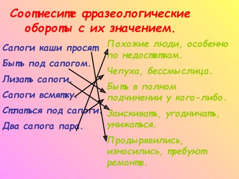 Фразеологические обороты. Фразеологические обороты и их значение. Значение фразеологических оборотов. Соотнеси фразеологические обороты с их значениями.