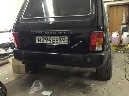 Задний бампер нива урбан