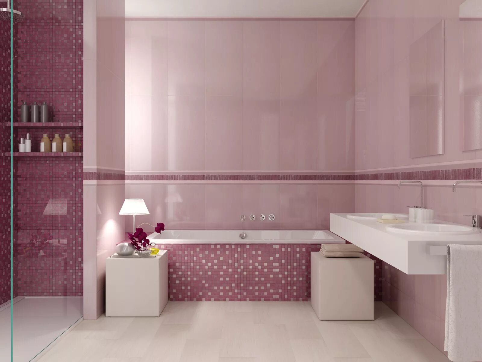 Плитка розовый цвет. Розовая керамическая плитка для ванной. Розовый кафель в ванной. Розовая ванная. Плитка для ванной в розовых тонах.