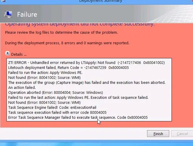 Return error c