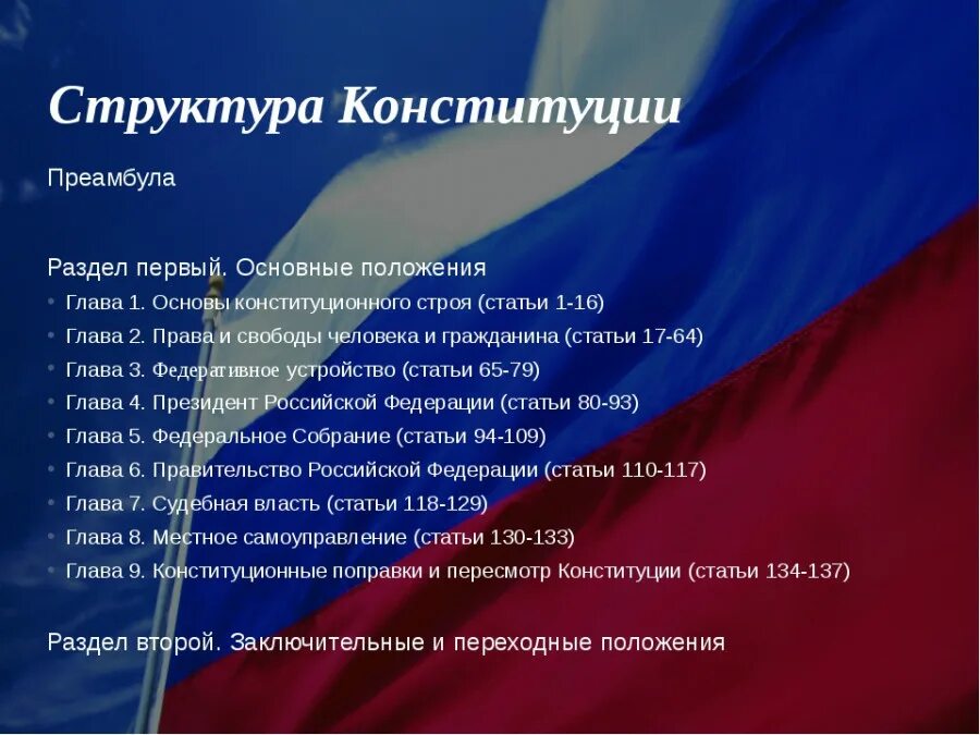 Конституция россии брак. Первая Конституция России основные положения. Основные положения Конституции РФ. Общие положения Конституции России. Общие статьи Конституции.