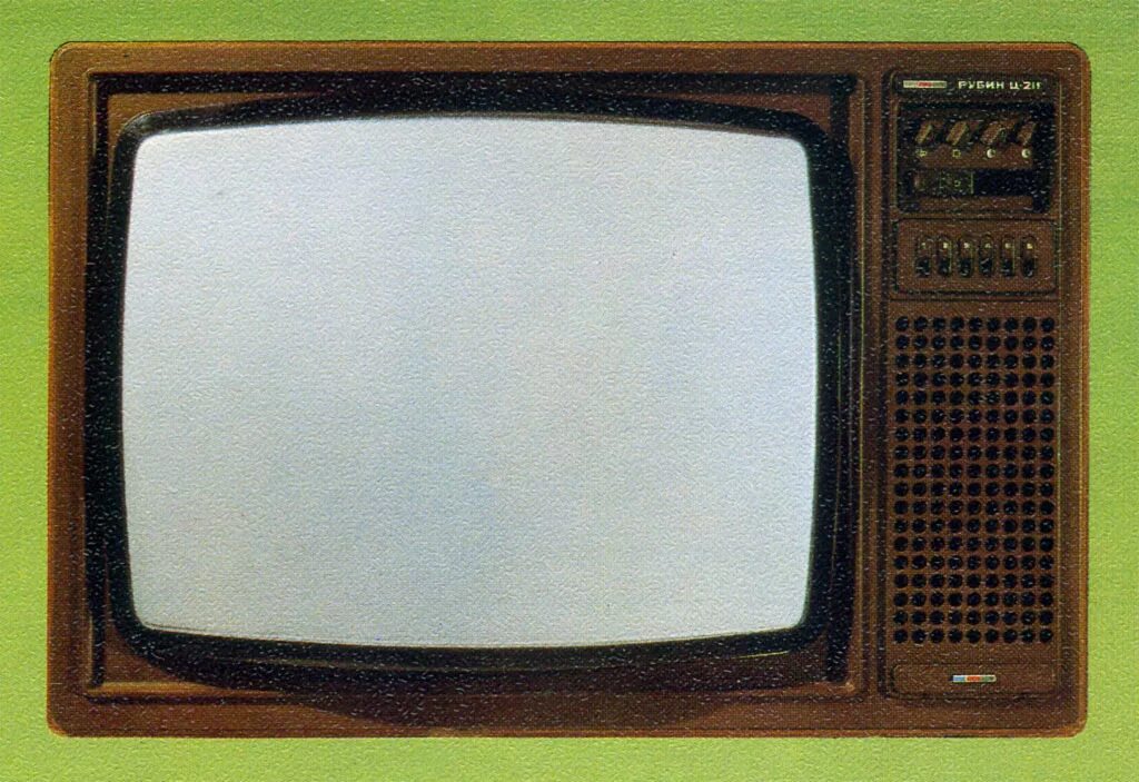 Советский цветной телевизор