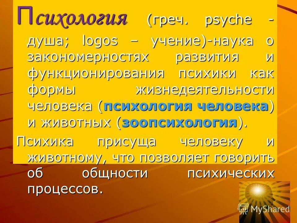 объектом общей психологии является.
